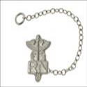 Picture of White-Gold Plate - RN Caduceus Pin Guard